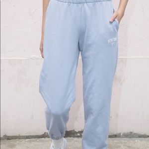Brandy Melville New York Blue Sweatpants